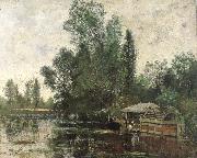 Oscar Torna Landscape oil painting